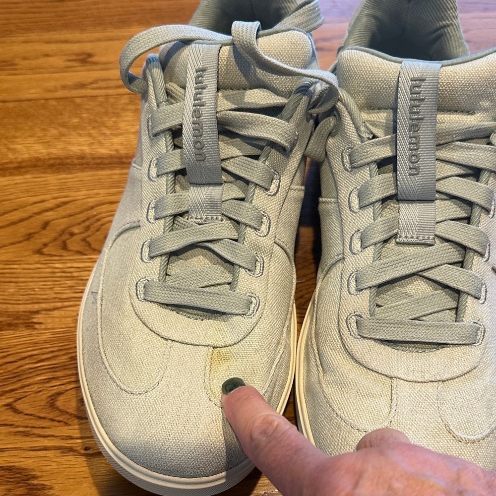 lululemon light green canvas sneakers - Picture 5 of 6
